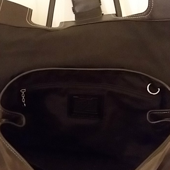 Coach Black Leather Satchel - Picture 6 of 10